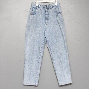 Vintage Gitano acid wash high rise mom jeans